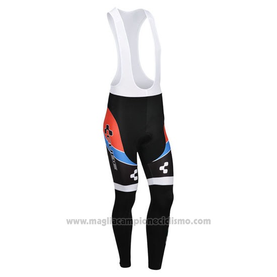 2013 Abbigliamento Ciclismo Cube Nero e Bianco Manica Lunga e Salopette
